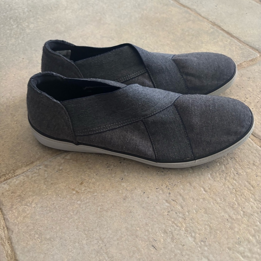 Grasshoppers Women’s Haven Jersey Slip-On Ballet Flat Size 8.5 Blue/Gray